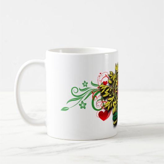 Portugiesische Muster Kaffeetasse (Links)