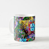 Portugiesische Muster Kaffeetasse (Vorderseite Links)