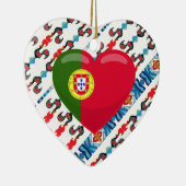 Portugiesische Muster Keramik Ornament (Rechts)