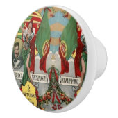 Portugiesische Muster Keramikknauf (Rechts)