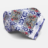 Portugiesische Muster Krawatte (Gerollt)