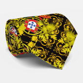 Portugiesische Muster Krawatte (Gerollt)