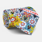 Portugiesische Muster Krawatte (Gerollt)