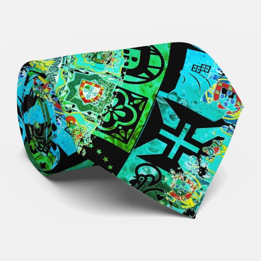 Portugiesische Muster Krawatte (Gerollt)