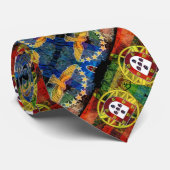 Portugiesische Muster Krawatte (Gerollt)