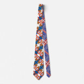 Portugiesische Muster Krawatte (Vorderseite)