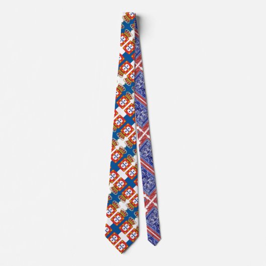Portugiesische Muster Krawatte (Vorderseite)