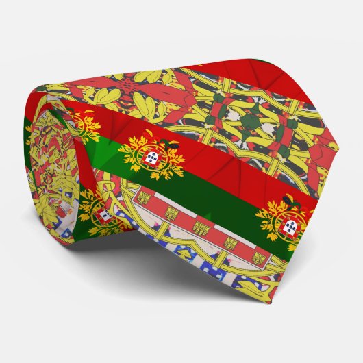 Portugiesische Muster Krawatte (Gerollt)