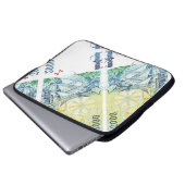 Portugiesische Muster Laptopschutzhülle (Vorne Knopf)