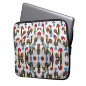 Portugiesische Muster Laptopschutzhülle (Vorderseite Links)