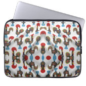 Portugiesische Muster Laptopschutzhülle (Vorderseite)