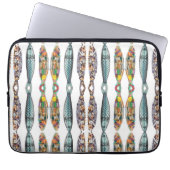 Portugiesische Muster Laptopschutzhülle (Vorderseite)