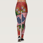 Portugiesische Muster Leggings (Rückseite)