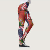 Portugiesische Muster Leggings (Rechts)