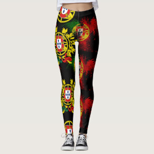 Portugiesische Muster Leggings