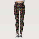 Portugiesische Muster Leggings (Vorderseite)