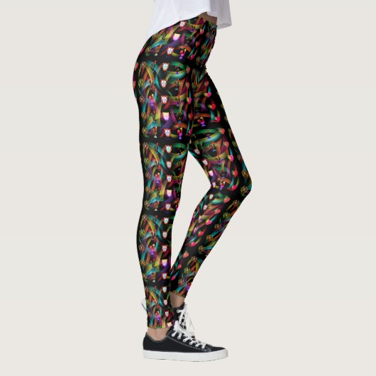 Portugiesische Muster Leggings (Rechts)