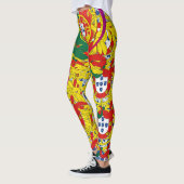 Portugiesische Muster Leggings (Links)
