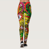Portugiesische Muster Leggings (Rückseite)