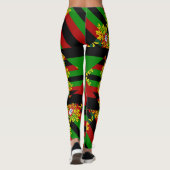 Portugiesische Muster Leggings (Rückseite)