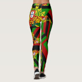 Portugiesische Muster Leggings (Rückseite)