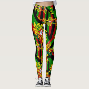 Portugiesische Muster Leggings
