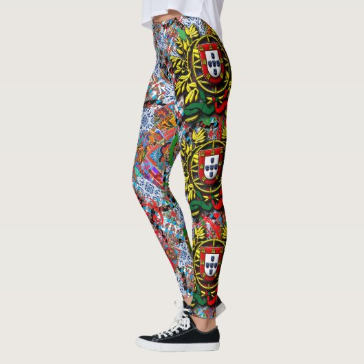 Portugiesische Muster Leggings (Links)