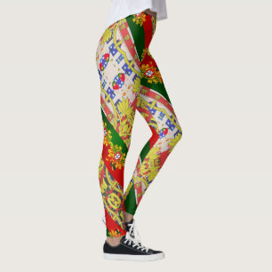 Portugiesische Muster Leggings