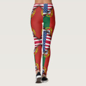Portugiesische Muster Leggings (Rückseite)