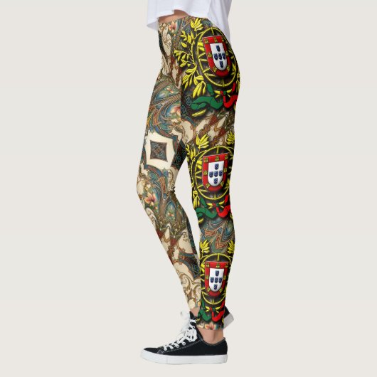 Portugiesische Muster Leggings (Links)