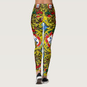 Portugiesische Muster Leggings (Rückseite)