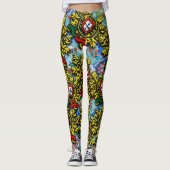 Portugiesische Muster Leggings (Vorderseite)