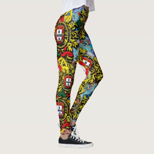Portugiesische Muster Leggings (Rechts)