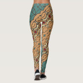 Portugiesische Muster Leggings (Rückseite)