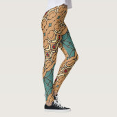 Portugiesische Muster Leggings (Rechts)