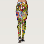 Portugiesische Muster Leggings (Rückseite)