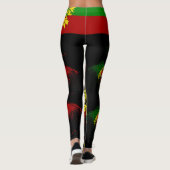 Portugiesische Muster Leggings (Rückseite)
