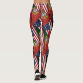 Portugiesische Muster Leggings (Rückseite)