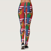 Portugiesische Muster Leggings (Rückseite)