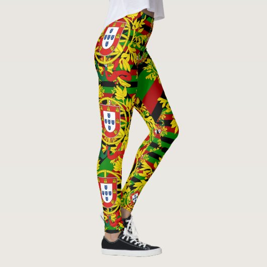 Portugiesische Muster Leggings (Rechts)