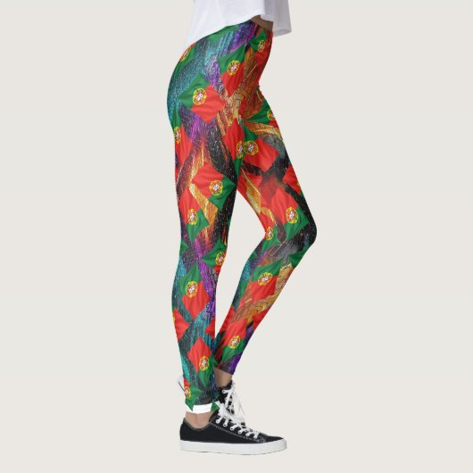 Portugiesische Muster Leggings (Rechts)