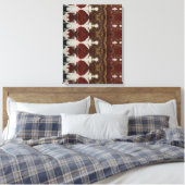 Portugiesische Muster Leinwanddruck (Insitu (Schlafzimmer))