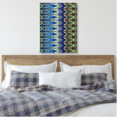 Portugiesische Muster Leinwanddruck (Insitu (Schlafzimmer))