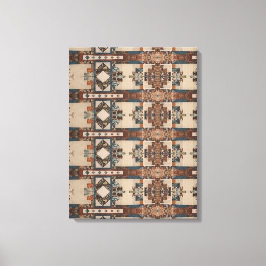 Portugiesische Muster Leinwanddruck (Vorderseite)