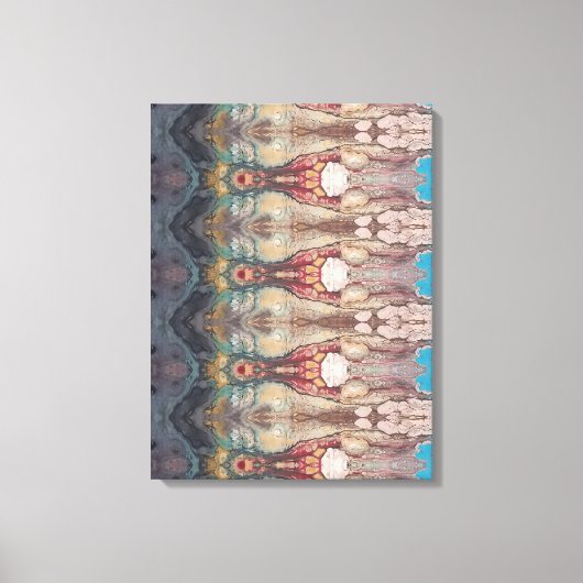 Portugiesische Muster Leinwanddruck (Vorderseite)