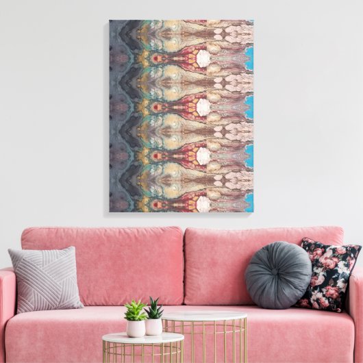 Portugiesische Muster Leinwanddruck (Insitu (Wohnzimmer))