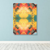 Portugiesische Muster Leinwanddruck (Insitu (Holzboden))