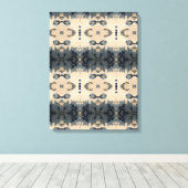 Portugiesische Muster Leinwanddruck (Insitu (Holzboden))