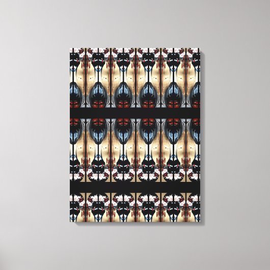 Portugiesische Muster Leinwanddruck (Vorderseite)