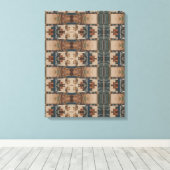 Portugiesische Muster Leinwanddruck (Insitu (Holzboden))